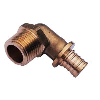 Натяжний фітинг Golan Aqua-PEX коліно (куточок) нар 25x3/4" GA-10706 Натяжний фітинг Golan Aqua-PEX коліно (куточок) нар 25x3/4" GA-10706