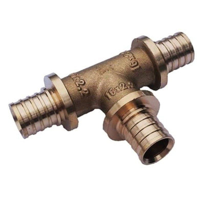 Натяжний фітинг Golan Aqua-PEX трійник рівносторонній 20х20х20 мм GA-11003 Натяжний фітинг Golan Aqua-PEX трійник рівносторонній 20х20х20 мм GA-11003