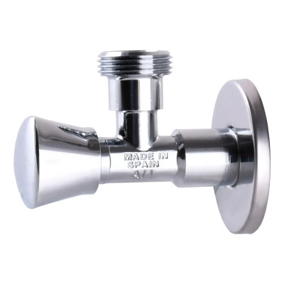 Кран вентильний Arco кутовий Zenit Regula НАР 1/2"х3/4" (+3/8") Z0915