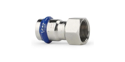 Прес-фітинг із нержавіючої сталі перехідник ВН 18х3/4" ASG INOX 6556031 Прес-фітинг із нержавіючої сталі перехідник ВН 18х3/4" ASG INOX 6556031