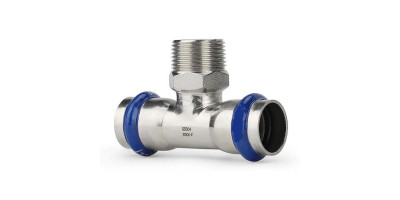 Пресс-фитинг тройник из нержавеющей стали НАР 18х1/2" ASG INOX 6555924 Пресс-фитинг тройник из нержавеющей стали НАР 18х1/2" ASG INOX 6555924