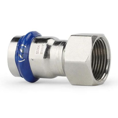 Прес-фітинг із нержавіючої сталі перехідник ВН 15х1/2" ASG INOX 6556028 Прес-фітинг із нержавіючої сталі перехідник ВН 15х1/2" ASG INOX 6556028