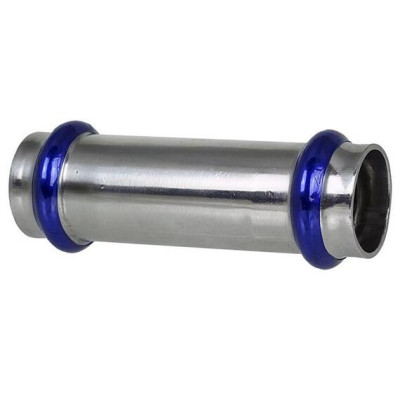 Прес-фітинг муфта з нержавіючої сталі 42 мм ASG INOX 6555918 Прес-фітинг муфта з нержавіючої сталі 42 мм ASG INOX 6555918