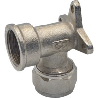 Фітинг обжимний Bonomi косинець 90° з накидною гайкою ВН 20x3/4" (39542006)