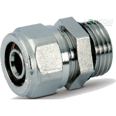 Фитинг обжимной Bonomi соединитель НАР 16x1/2" (38921604) Фитинг обжимной Bonomi соединитель НАР 16x1/2" (38921604)