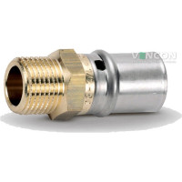 Пресс-фитинг Bonomi соединитель НАР 20x3/4" (40012006) Пресс-фитинг Bonomi соединитель НАР 20x3/4" (40012006)