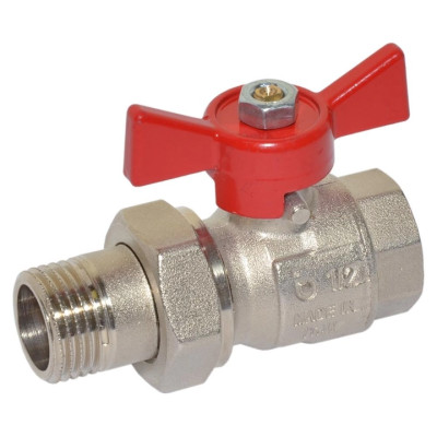 Кран-американка шаровой Bonomi прямой для воды ВН-НАР 7650 1/2" (76500004R) Кран-американка шаровой Bonomi прямой для воды ВН-НАР 7650 1/2" (76500004R)