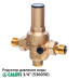 Редуктор тиску НАР 3/4" Caleffi 536050