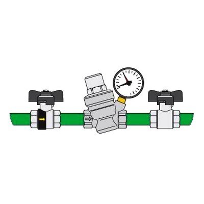 Редуктор тиску ВН 3/4" Caleffi 533451 Редуктор тиску ВН 3/4" Caleffi 533451