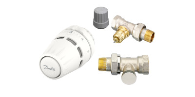 Комплект для радиатора с боковым подключением прямой RA+RA-FN+RLV-S 1/2" Danfoss 015G5302 Комплект для радиатора с боковым подключением прямой RA+RA-FN+RLV-S 1/2" Danfoss 015G5302