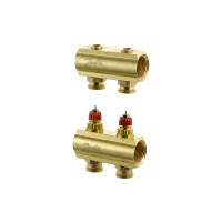 Колектор 1"х2 виходи без витратомірів FHF-2 3/4" Danfoss 088U0502 Колектор 1"х2 виходи без витратомірів FHF-2 3/4" Danfoss 088U0502