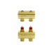 Колектор 1"х2 виходи без витратомірів FHF-2 3/4" Danfoss 088U0502 Колектор 1"х2 виходи без витратомірів FHF-2 3/4" Danfoss 088U0502