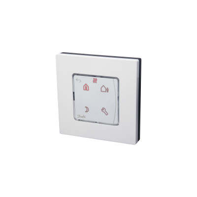 Терморегулятор комнатный настенный программируемый Icon Programmable Danfoss 088U1025 Терморегулятор комнатный настенный программируемый Icon Programmable Danfoss 088U1025