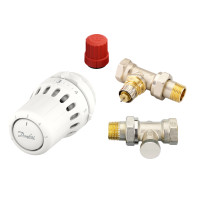 Комплект для радіатора з боковим підключенням прямий RA+RLV - s 1/2" Danfoss 015G5348 Комплект для радіатора з боковим підключенням прямий RA+RLV - s 1/2" Danfoss 015G5348