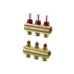 Колектор 1"х3 виходи з витратоміром FHF-3F 3/4" Danfoss 088U0523