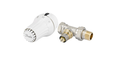 Комплект для радиатора с боковым подключением прямой RAE+RA-N 1/2" Danfoss 013G5094 Комплект для радиатора с боковым подключением прямой RAE+RA-N 1/2" Danfoss 013G5094