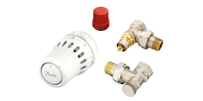 Комплект для радіатора з боковим підключенням кутовий RA+RLV - s 1/2" Danfoss 015G5349 Комплект для радіатора з боковим підключенням кутовий RA+RLV - s 1/2" Danfoss 015G5349
