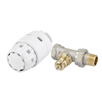 Комплект для радиатора с боковым подключением прямой RA-FN+RAS-C2 1/2" Danfoss 013G5142 Комплект для радиатора с боковым подключением прямой RA-FN+RAS-C2 1/2" Danfoss 013G5142