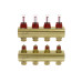 Колектор 1"х4 виходи з витратоміром FHF-4F 3/4" Danfoss 088U0524 Колектор 1"х4 виходи з витратоміром FHF-4F 3/4" Danfoss 088U0524