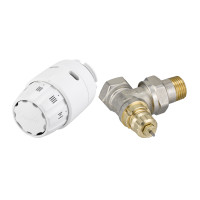 Комплект для радіатора з боковим підключенням кутовий RA-FN+RAS-C2 1/2" Danfoss 013g5143 Комплект для радіатора з боковим підключенням кутовий RA-FN+RAS-C2 1/2" Danfoss 013g5143