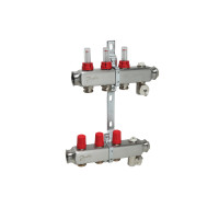 Колектор 1"х3 виходи з витратоміром SSM-3F 3/4" Danfoss 088U0753 Колектор 1"х3 виходи з витратоміром SSM-3F 3/4" Danfoss 088U0753
