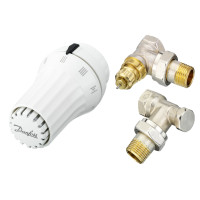 Комплект для радіатора з боковим підключенням кутовий RAE+RA-FN+RLV 1/2" Danfoss 013G5083 Комплект для радіатора з боковим підключенням кутовий RAE+RA-FN+RLV 1/2" Danfoss 013G5083
