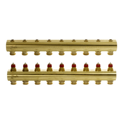 Колектор 1"х9 виходів без витратомірів FHF-9 3/4" Danfoss 088U0509