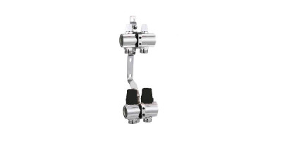 Коллекторный блок Djoul 1"х2 вых без расходомеров 3/4" DJ2016202B Коллекторный блок Djoul 1"х2 вых без расходомеров 3/4" DJ2016202B