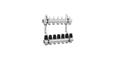 Коллекторный блок Djoul 1"х7 вых без расходомеров 3/4" DJ2016207B Коллекторный блок Djoul 1"х7 вых без расходомеров 3/4" DJ2016207B
