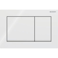 Змивна клавіша Geberit Omega20 для подвійного змиву Square білий/глянсовий хром 115.080.KJ.1 Змивна клавіша Geberit Omega20 для подвійного змиву Square білий/глянсовий хром 115.080.KJ.1