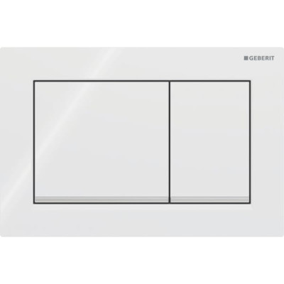Змивна клавіша Geberit Omega20 для подвійного змиву Square білий/глянсовий хром 115.080.KJ.1 Змивна клавіша Geberit Omega20 для подвійного змиву Square білий/глянсовий хром 115.080.KJ.1