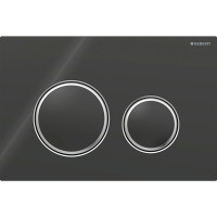 Змивна клавіша Geberit Sigma50 (ex Sigma21) для подвійного змиву Round чорний/хром (115.884.SJ.1) Змивна клавіша Geberit Sigma50 (ex Sigma21) для подвійного змиву Round чорний/хром (115.884.SJ.1)