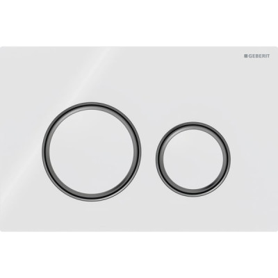 Змивна клавіша Geberit Sigma50 (ex Sigma21) для подвійного змиву Round білий (115.651.SI.1) Змивна клавіша Geberit Sigma50 (ex Sigma21) для подвійного змиву Round білий (115.651.SI.1)