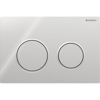 Смывная клавиша Geberit Omega20 для двойного смыва Round глянцевый хром (115.085.KH.1)