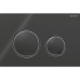 Змивна клавіша Geberit Sigma50 (ex Sigma21) для подвійного змиву Round чорний (115.651.SJ.1)