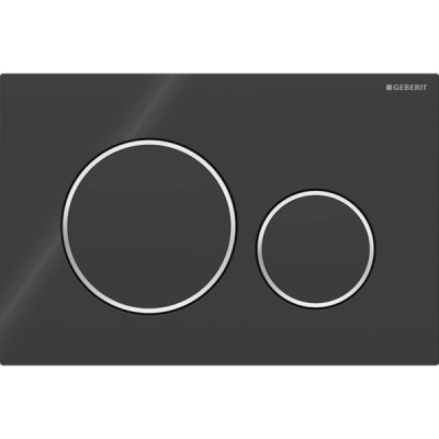 Змивна клавіша Geberit Sigma20 для подвійного змиву Round чорний/глянсовий хром (115.882.KM.1) Змивна клавіша Geberit Sigma20 для подвійного змиву Round чорний/глянсовий хром (115.882.KM.1)