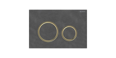 Змивна клавіша Geberit Sigma50 (ex Sigma21) для подвійного змиву Round сланець Mustang (115.652.JM.1)