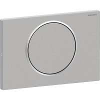 Смывная клавиша Geberit Sigma10 для смывания/остановки смывания Round с креплением на винтах, матовый сатин (115.787.SN.5)