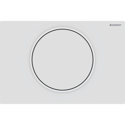 Смывная клавиша Geberit Sigma10 для смывания/остановки смывания Round белый матовый/белое 115.758.01.5 Смывная клавиша Geberit Sigma10 для смывания/остановки смывания Round белый матовый/белое 115.758.01.5