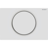 Смывная клавиша Geberit Sigma10 для смывания/остановки смывания Round белый матовый/полированное 115.758.JT.5 Смывная клавиша Geberit Sigma10 для смывания/остановки смывания Round белый матовый/полированное 115.758.JT.5