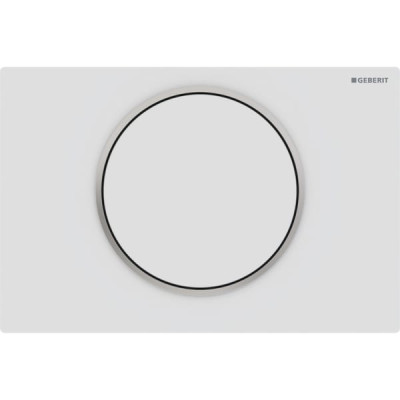 Смывная клавиша Geberit Sigma10 для смывания/остановки смывания Round белый матовый/полированное 115.758.JT.5 Смывная клавиша Geberit Sigma10 для смывания/остановки смывания Round белый матовый/полированное 115.758.JT.5