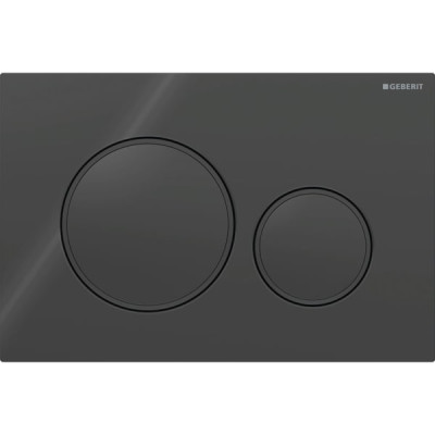 Змивна клавіша Geberit Sigma20 для подвійного змиву Round чорний/чорний матовий (115.882.DW.1) Змивна клавіша Geberit Sigma20 для подвійного змиву Round чорний/чорний матовий (115.882.DW.1)