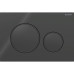 Змивна клавіша Geberit Sigma20 для подвійного змиву Round чорний/чорний матовий (115.882.DW.1)