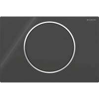Смывная клавиша Geberit Sigma10 для смывания/остановки смывания Round черный/глянцевый хром (115.758.KM.5) Смывная клавиша Geberit Sigma10 для смывания/остановки смывания Round черный/глянцевый хром (115.758.KM.5)