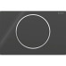 Змивна клавіша Geberit Sigma10 для змивання/зупинки змивання Round чорний/глянсовий хром (115.758.KM.5)