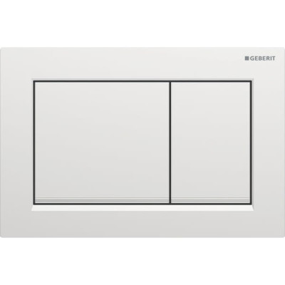 Змивна клавіша Geberit Omega20 для подвійного змиву Square матовий хром/глянсовий хром 115.080.JQ.1 Змивна клавіша Geberit Omega20 для подвійного змиву Square матовий хром/глянсовий хром 115.080.JQ.1
