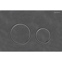 Змивна клавіша Geberit Sigma50 (ex Sigma21) для подвійного змиву Round сланець Mustang (115.651.JM.1)