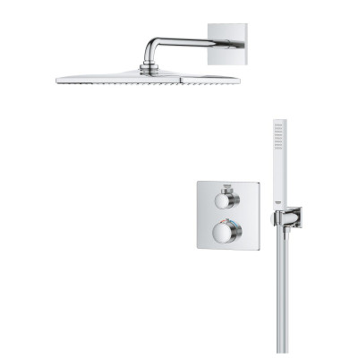 Душевая система Grohe Grohtherm скрытого монтажа с Rainshower Mono 310 Cube (34870000) Душевая система Grohe Grohtherm скрытого монтажа с Rainshower Mono 310 Cube (34870000)