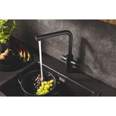 Смеситель для кухни Grohe Blue Pure Minta для подачи технической и фильтрованной воды (30590KF0) Смеситель для кухни Grohe Blue Pure Minta для подачи технической и фильтрованной воды (30590KF0)