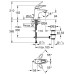 Смеситель однорычажный Grohe Eurostyle для раковины S-Size (33558003) Смеситель однорычажный Grohe Eurostyle для раковины S-Size (33558003)